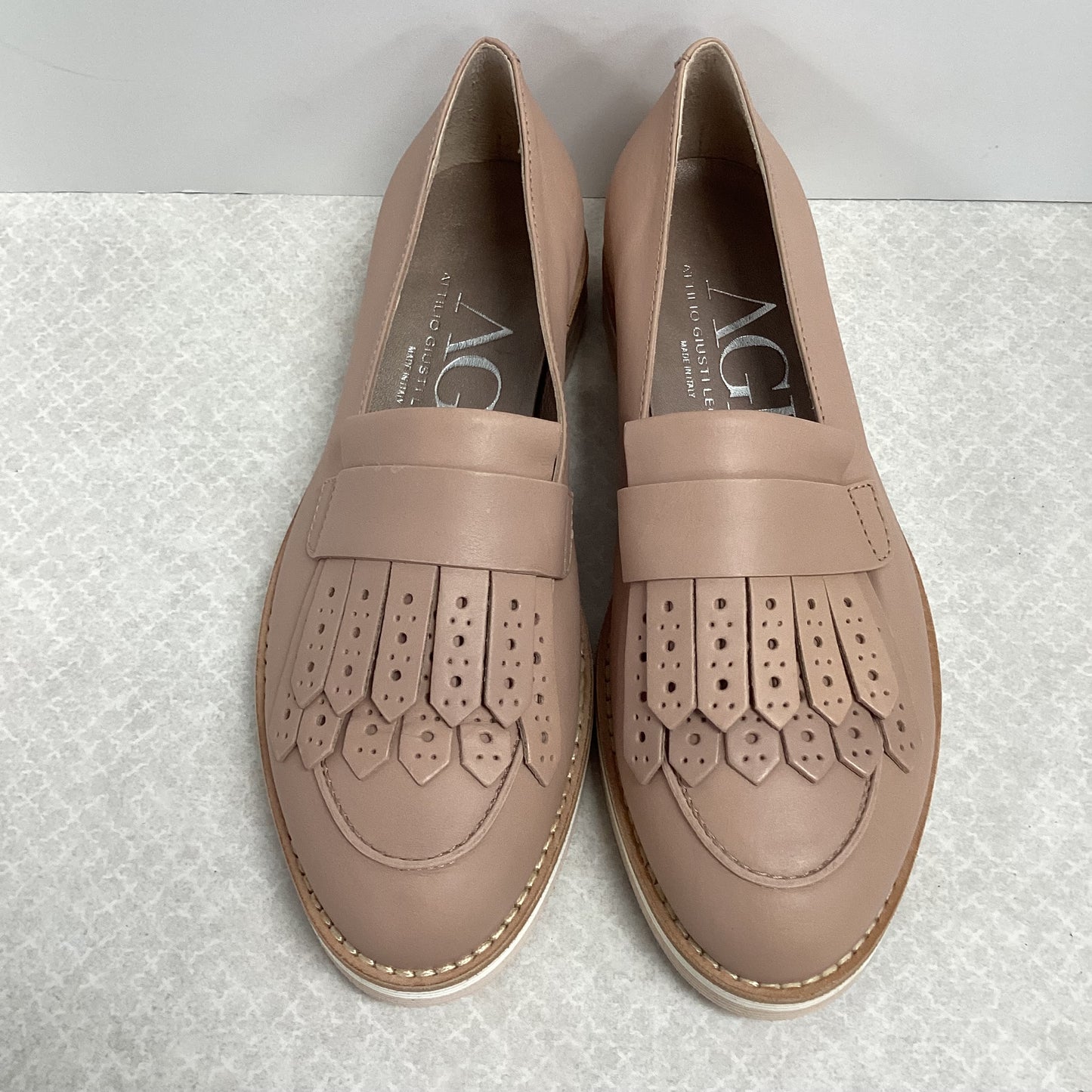 Shoes Flats By Agl In Brown, Size: 8