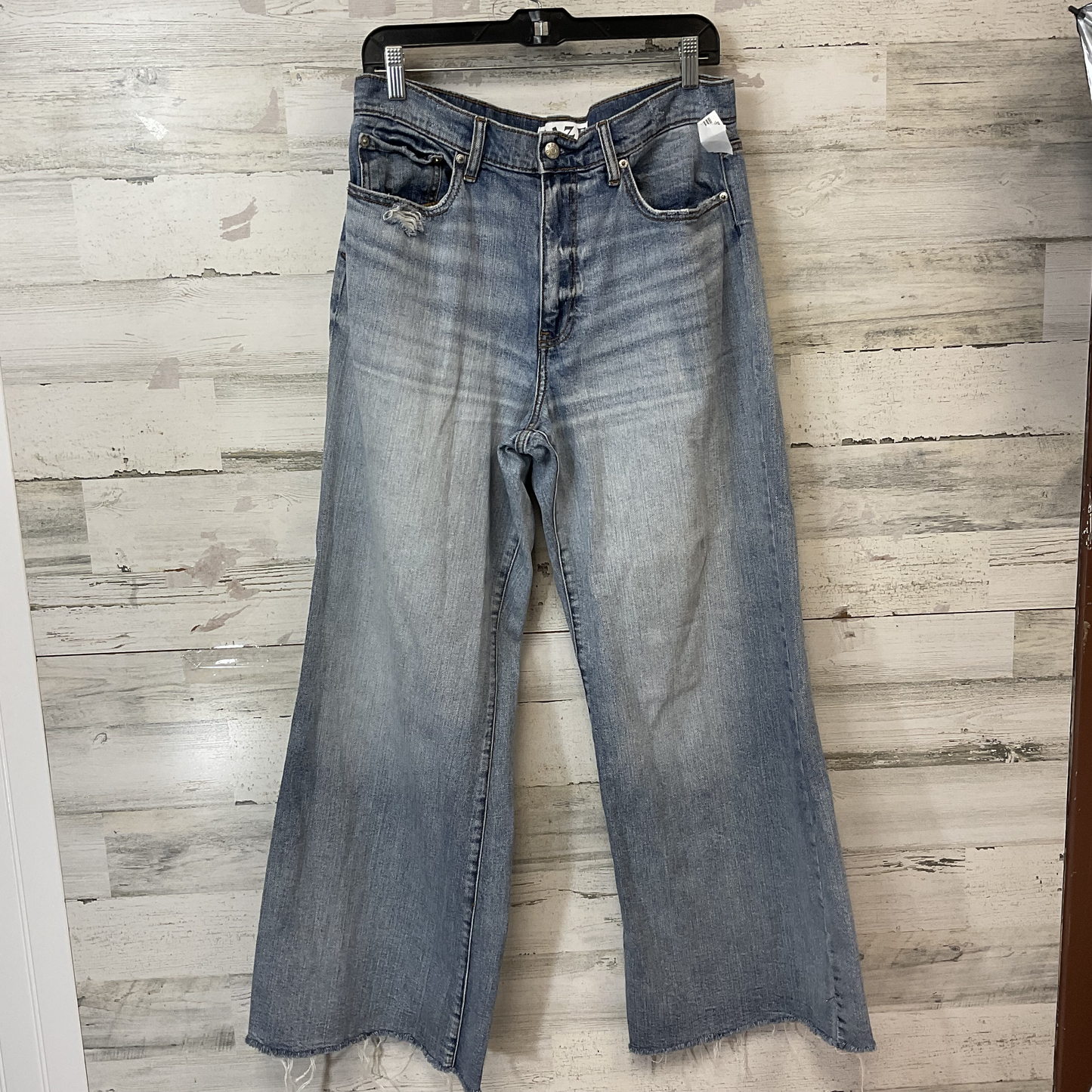 Jeans Straight By Daze In Blue Denim, Size: 10