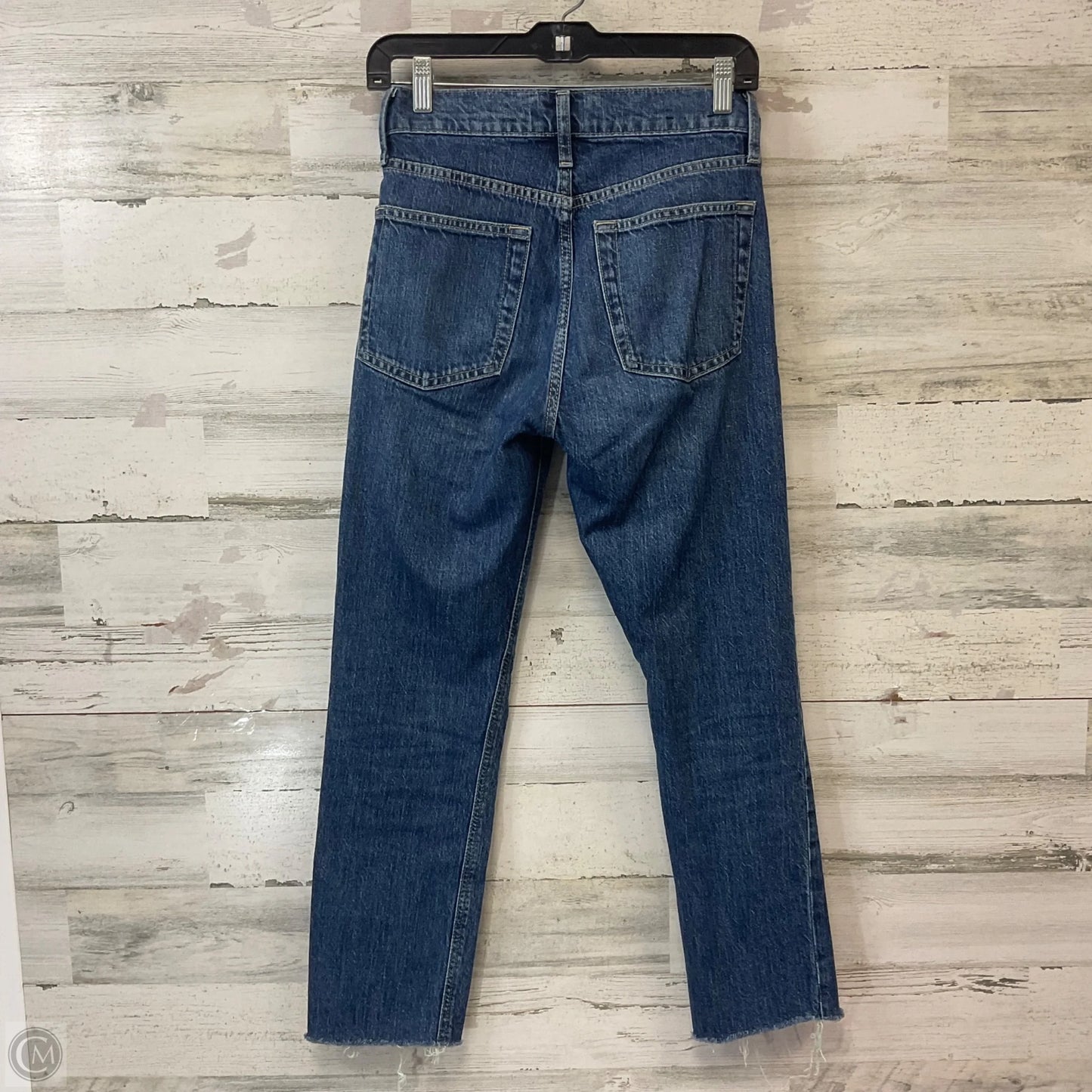 Jeans Straight By Gap In Blue Denim, Size: 0