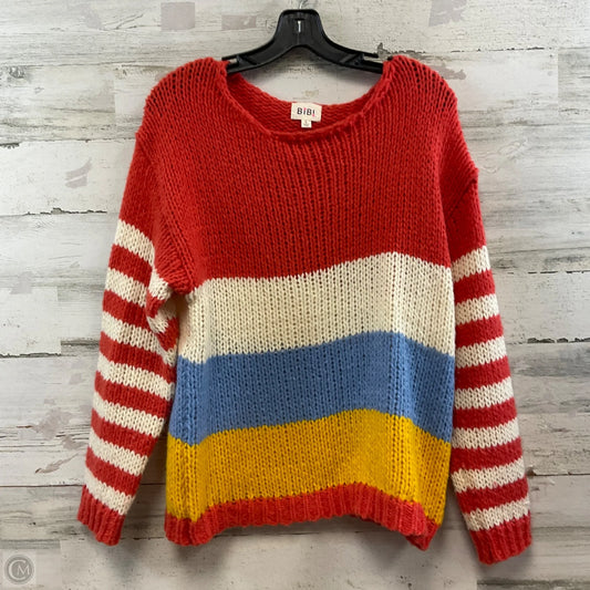 Sweater By Bibi In Orange, Size: L