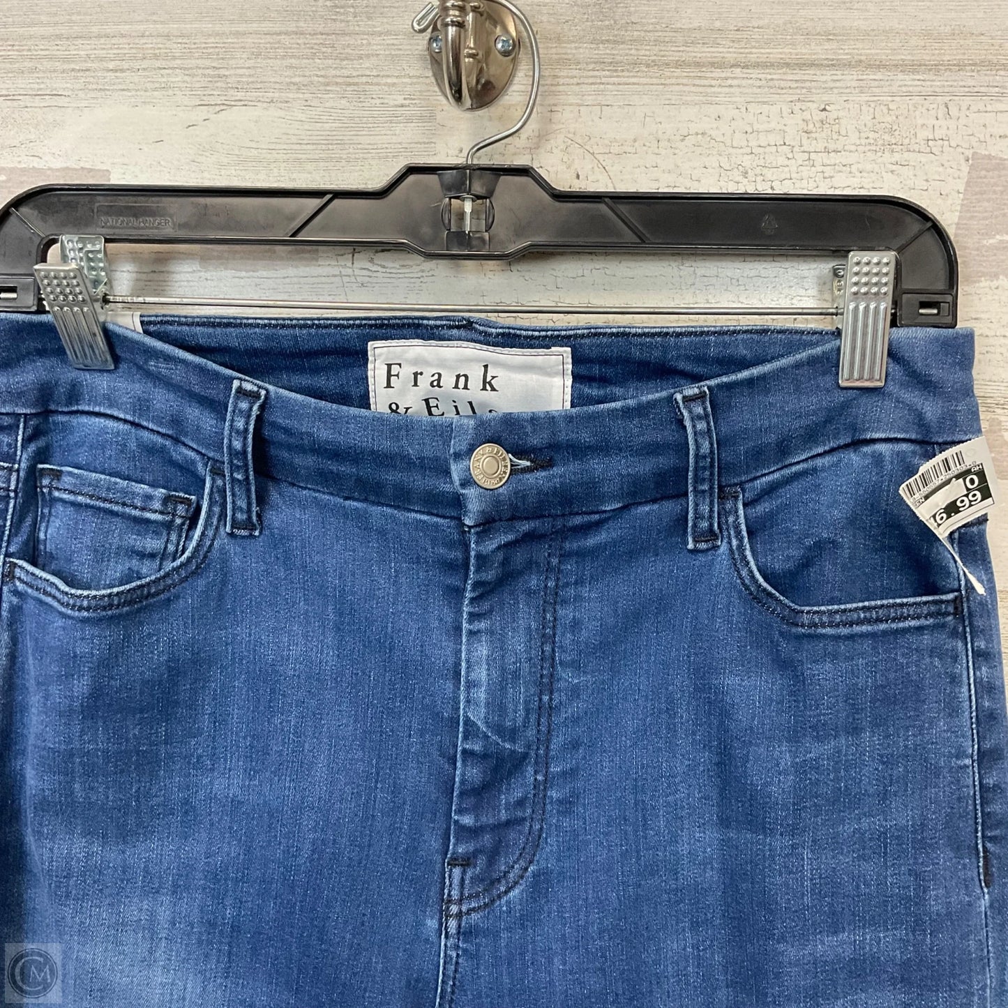 Jeans Cropped By Frank And Eileen In Blue Denim, Size: 8
