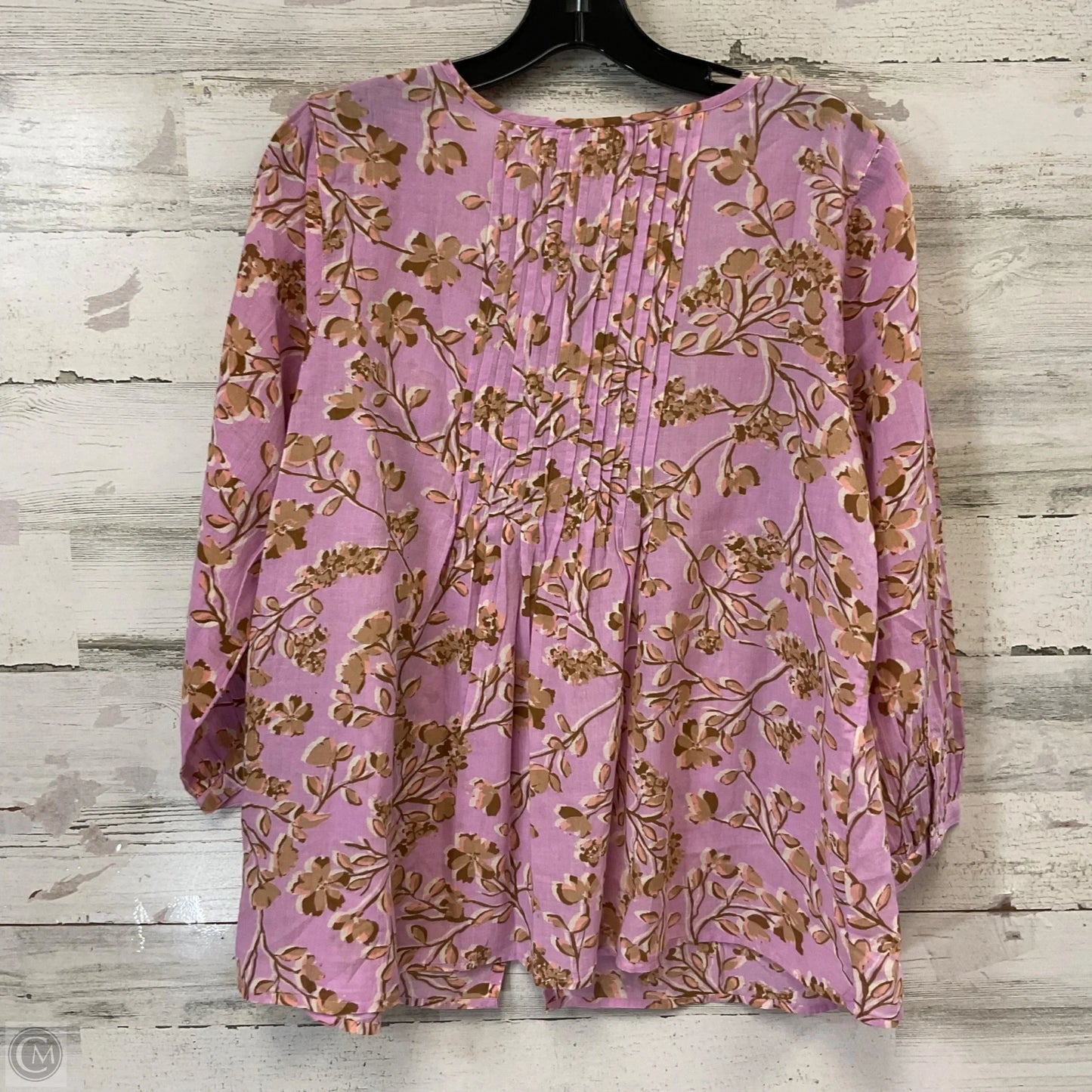 Top Long Sleeve By J. Jill In Pink, Size: S