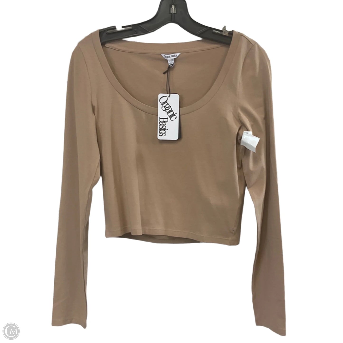 Top Long Sleeve By ORGANIC BASICS In Brown, Size: M