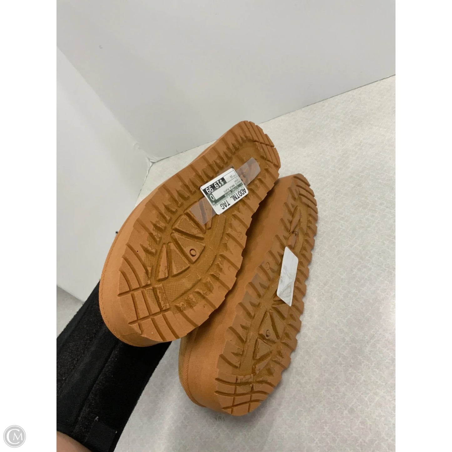 Boots Ankle Flats By Clothes Mentor In Brown, Size: 11