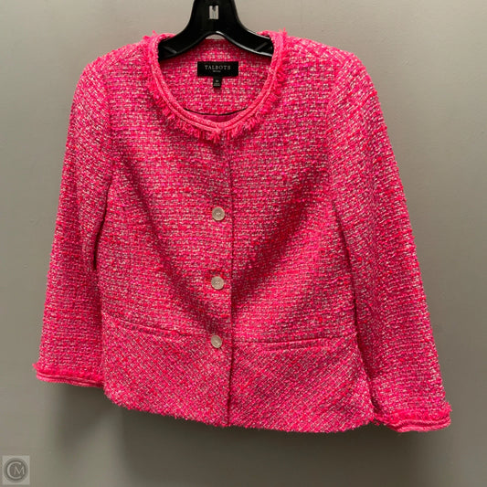 Jacket Other By Talbots In Pink, Size: 4p