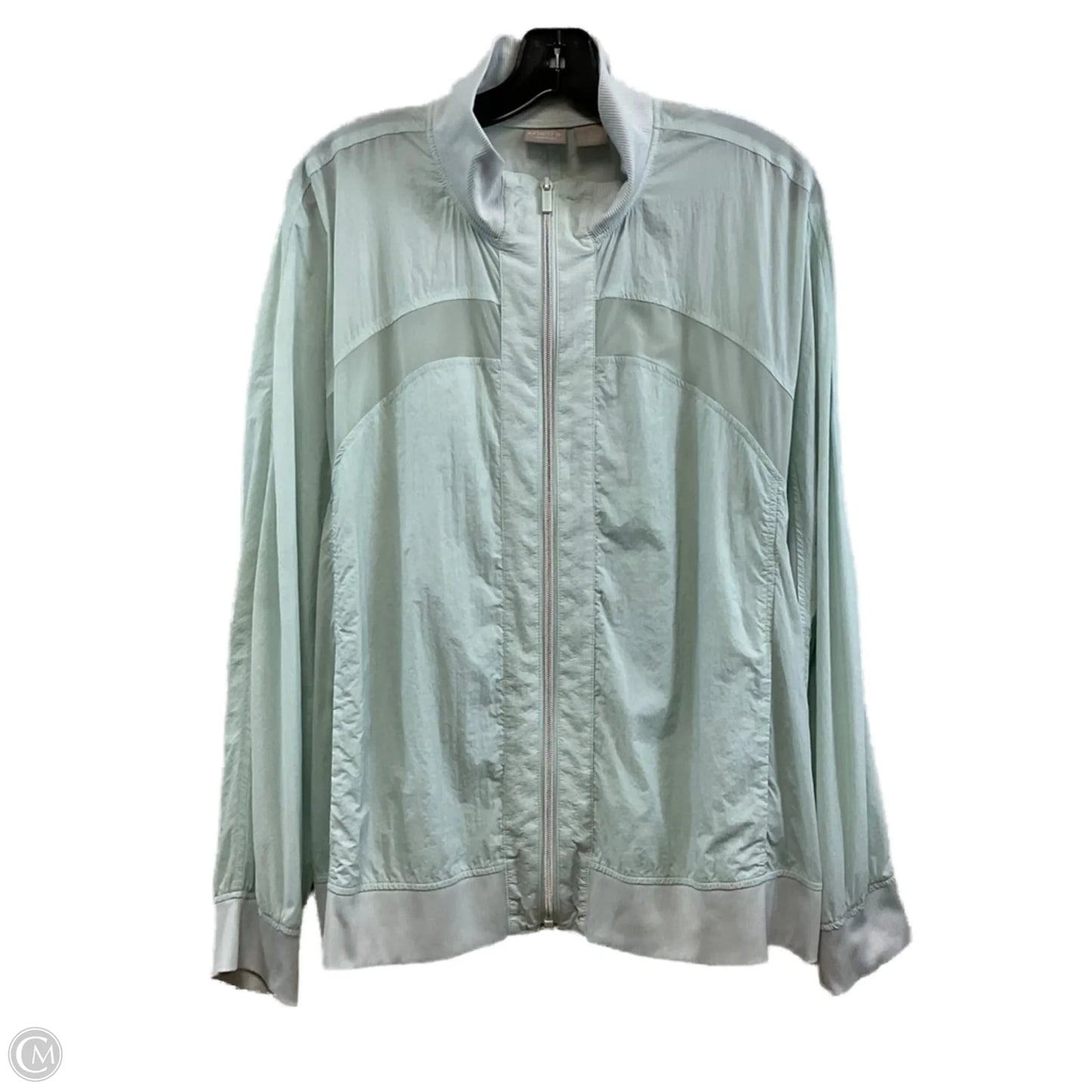 Jacket Other By Chicos In Green, Size: Xl