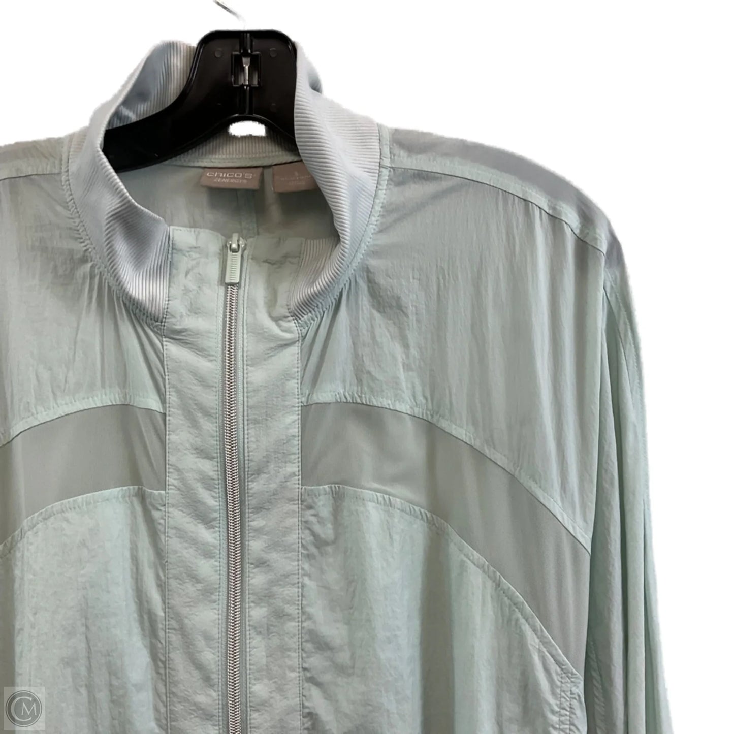 Jacket Other By Chicos In Green, Size: Xl