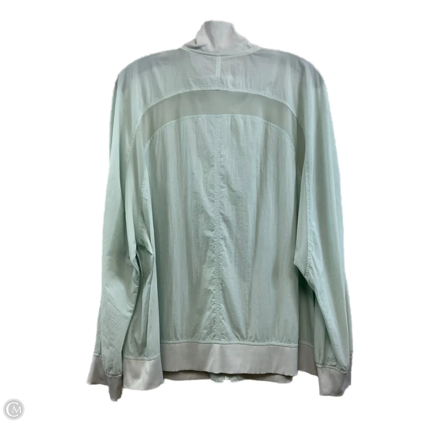 Jacket Other By Chicos In Green, Size: Xl