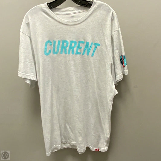 Top Short Sleeve By Clothes Mentor In Grey, Size: 2x
