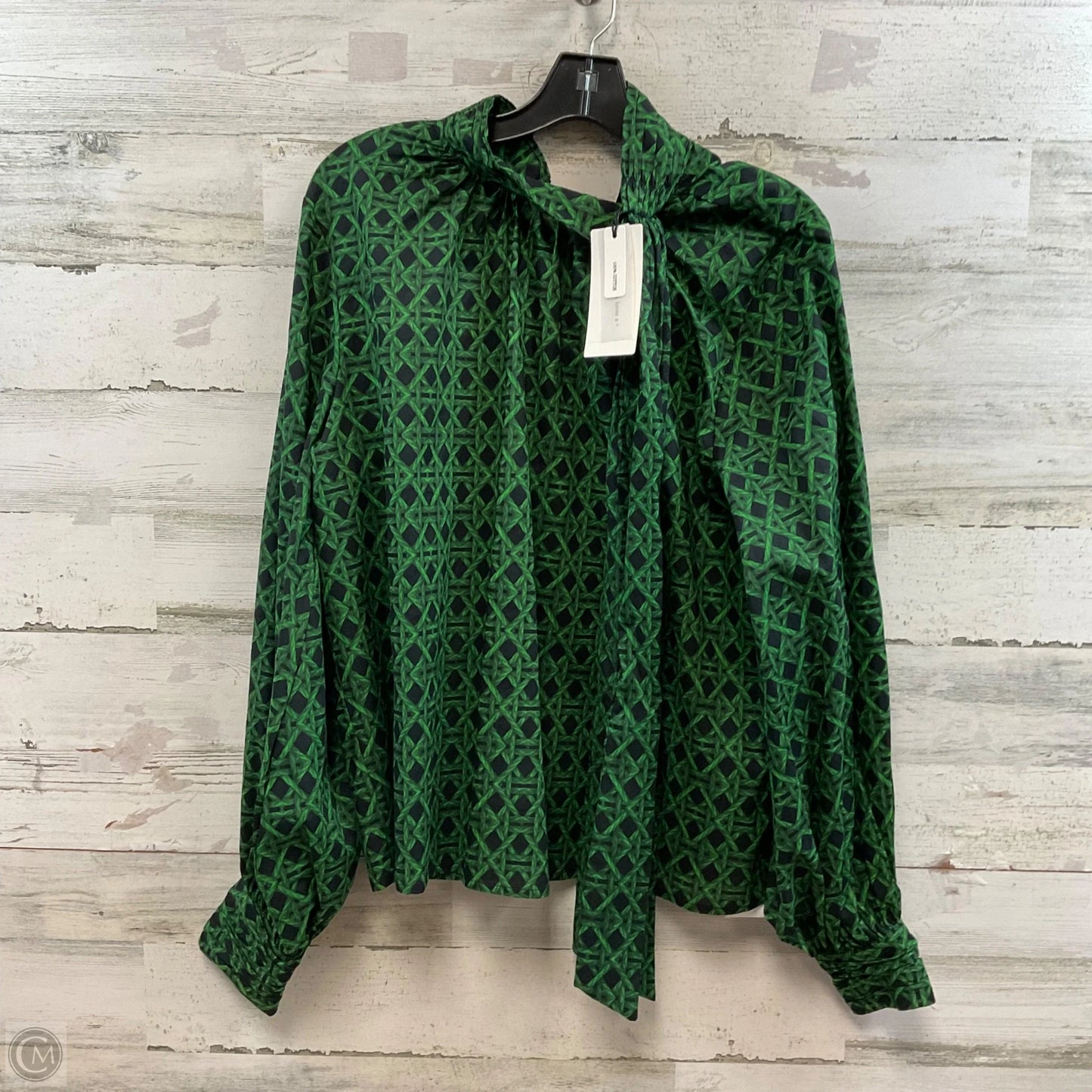 Top Long Sleeve By A Loves A In Green, Size: M