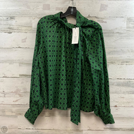 Top Long Sleeve By A Loves A In Green, Size: M