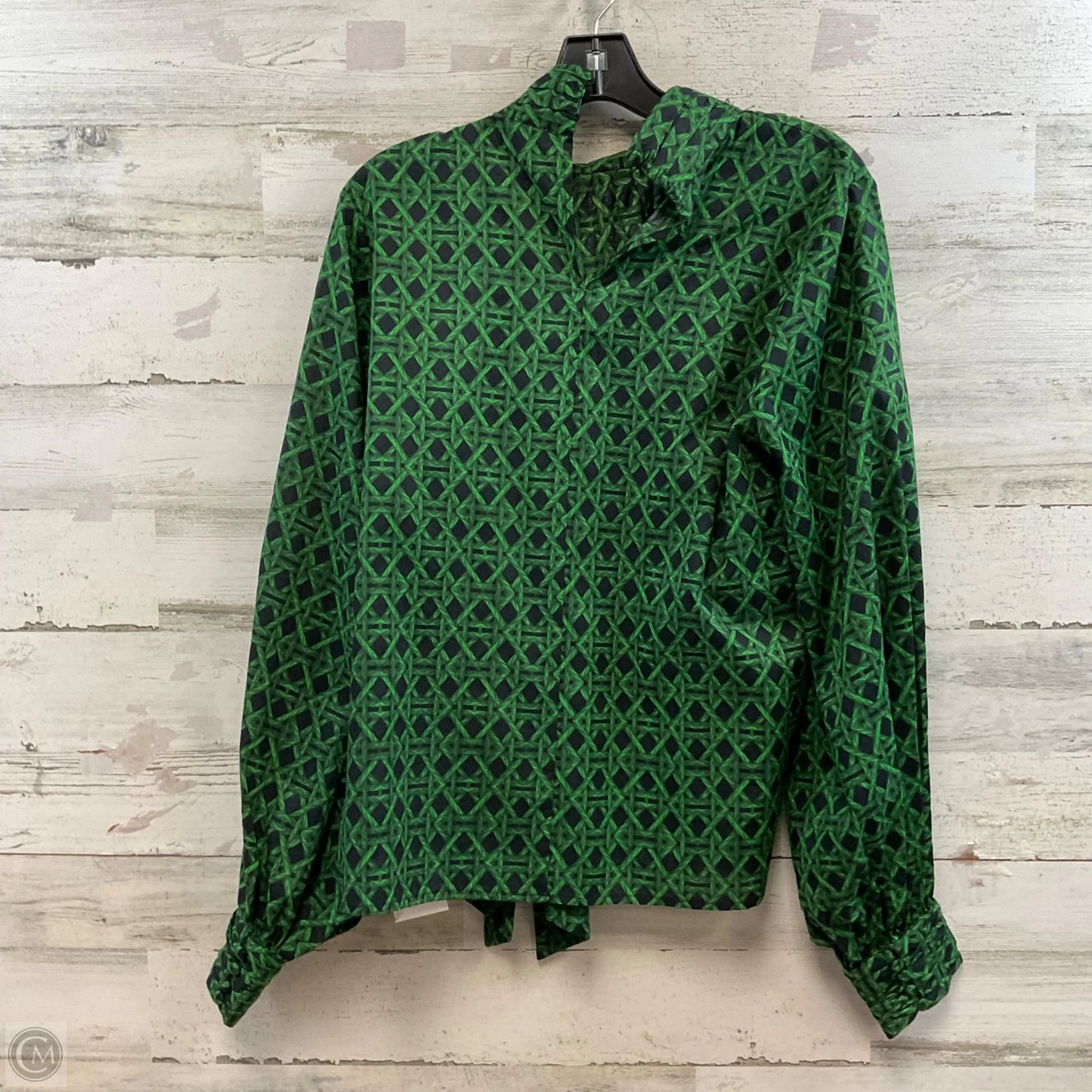 Top Long Sleeve By A Loves A In Green, Size: M