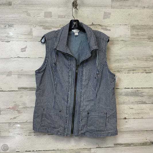 Vest Other By Christopher And Banks In Blue, Size: Xl