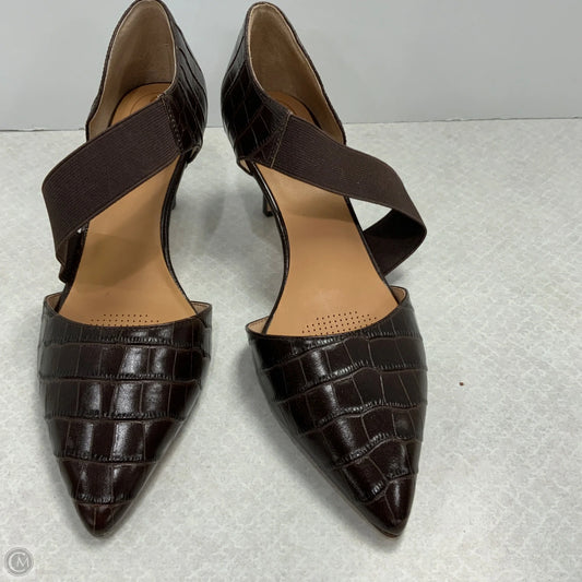Shoes Heels Stiletto By Corso Como In Brown, Size: 9.5
