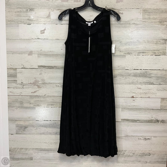 Dress Casual Midi By Chicos In Black, Size: S
