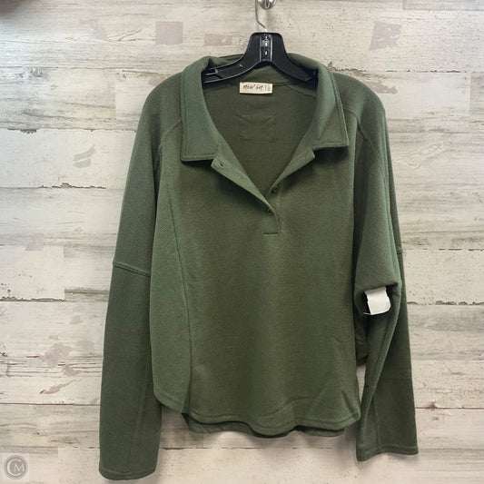 Top Long Sleeve By NEW IN In Green, Size: L