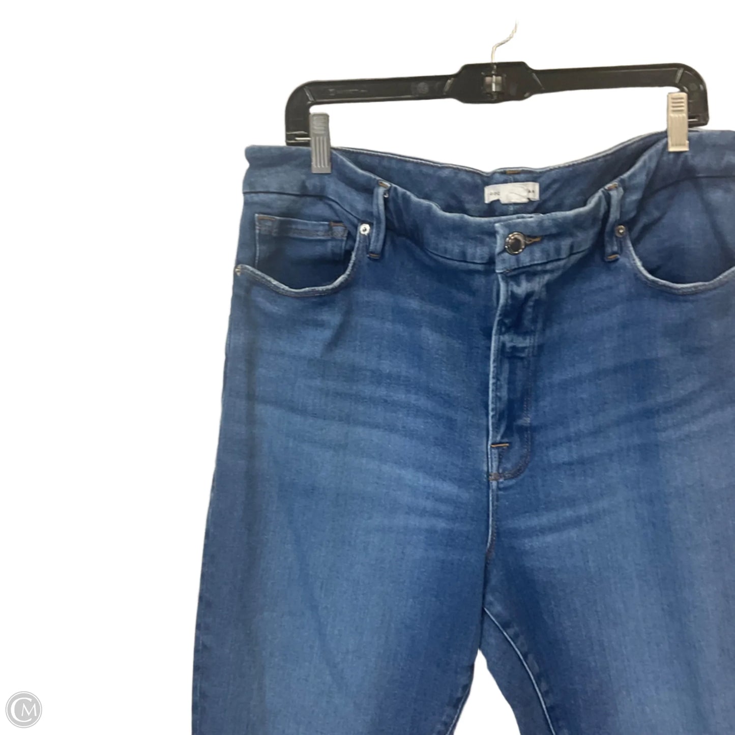 Jeans Skinny By Good American In Blue Denim, Size: 20