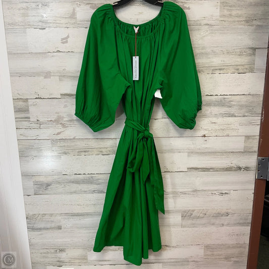 Dress Casual Midi By FRANCES VALENTINE In Green, Size: Xl