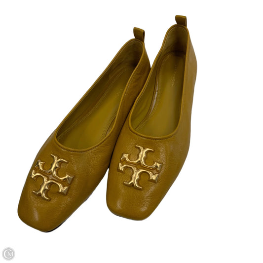 Shoes Designer By Tory Burch In Gold, Size: 9
