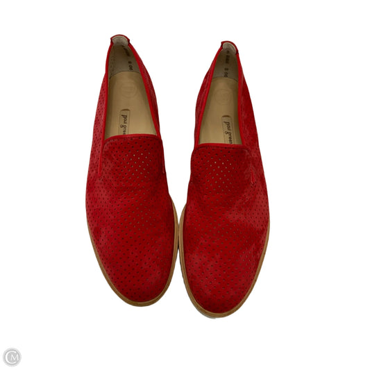 Shoes Flats By Paul Green In Red, Size: 9.5