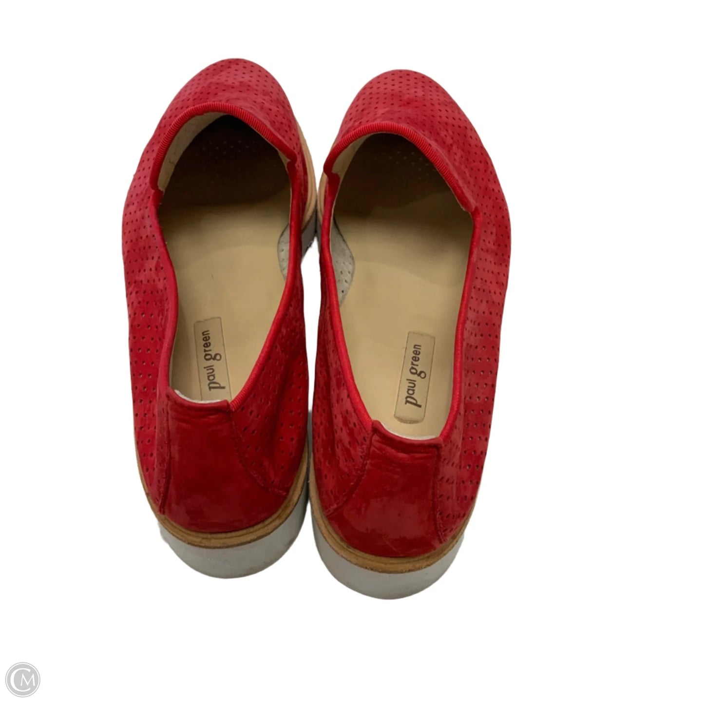 Shoes Flats By Paul Green In Red, Size: 9.5