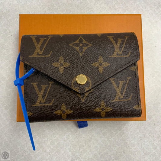 Wallet Luxury Designer By Louis Vuitton, Size: Small