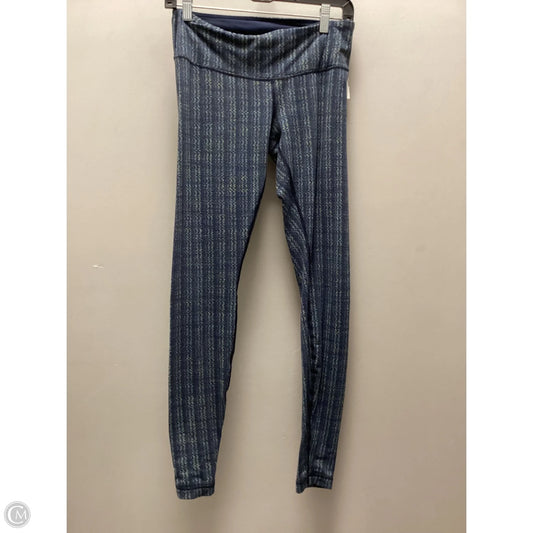 Athletic Leggings By Lululemon In Blue, Size: M