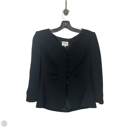 Blazer By Armani Collezoni In Black, Size: S