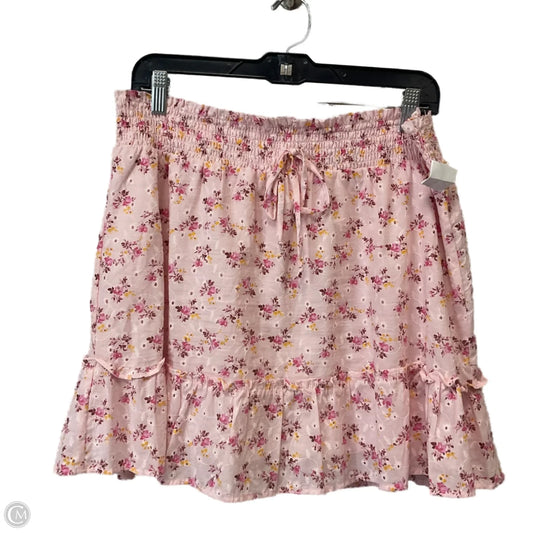 Skirt Mini & Short By KINGSTON GREY In Pink, Size: Xl