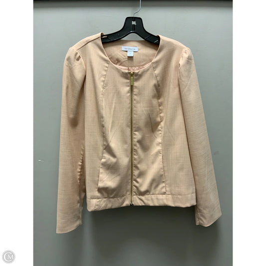 Jacket Other By Liz Claiborne In Peach, Size: Xl