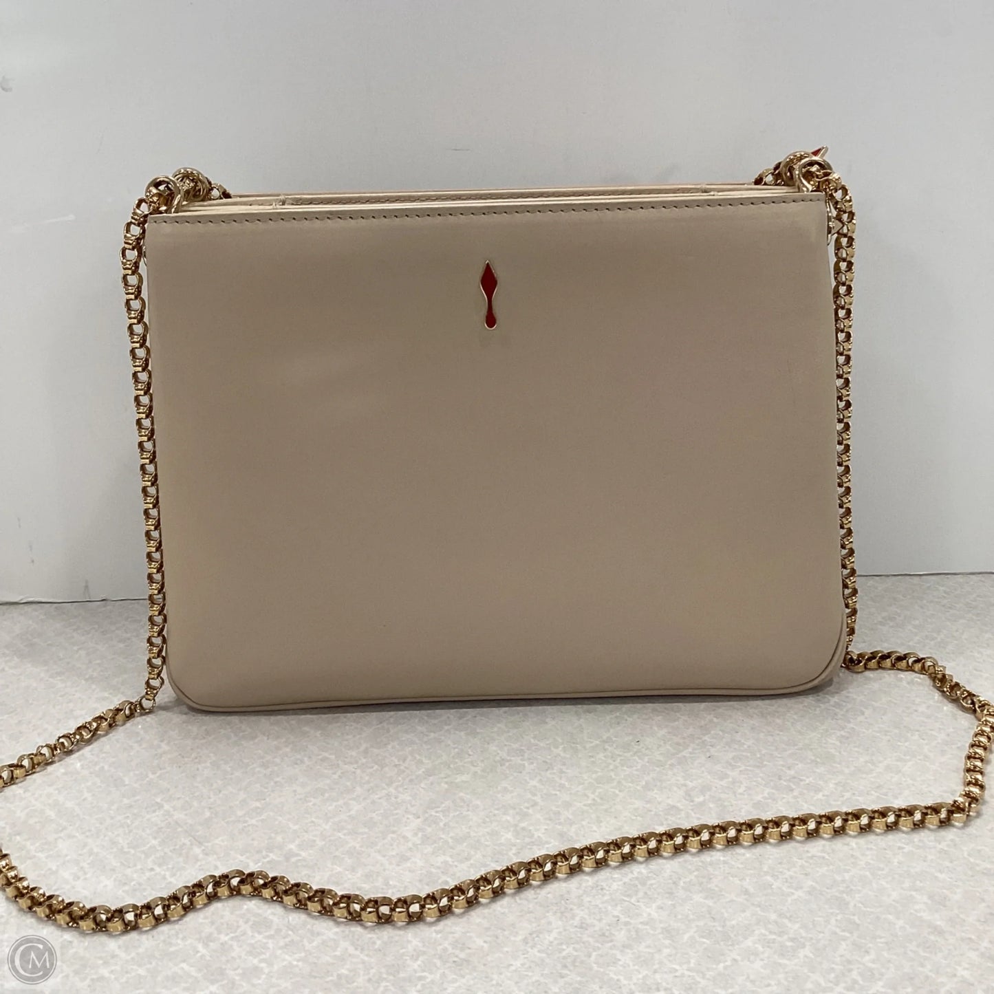 Handbag Luxury Designer By Christian Louboutin, Size: Large