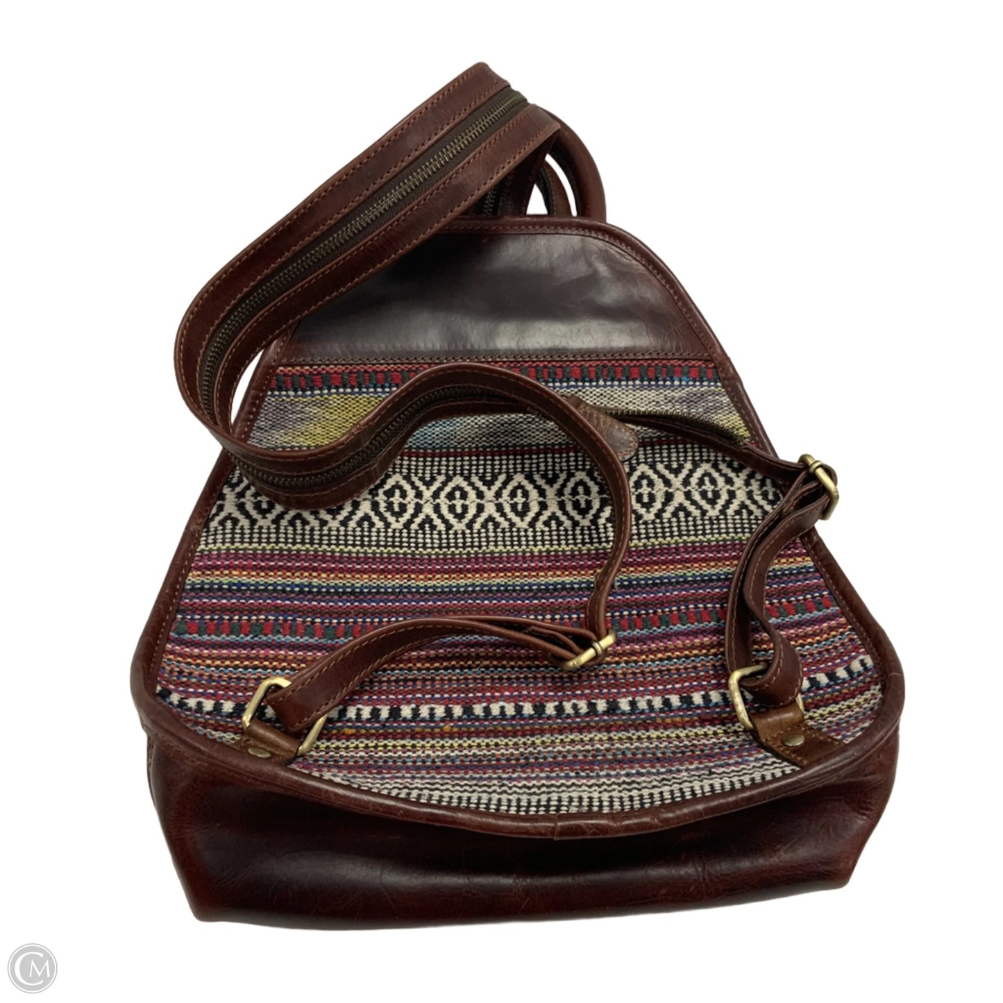Backpack Leather By Rodeo Bar Style, Size: Large