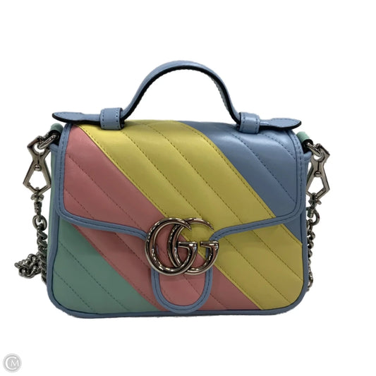 Handbag Luxury Designer By Gucci, Size: Medium