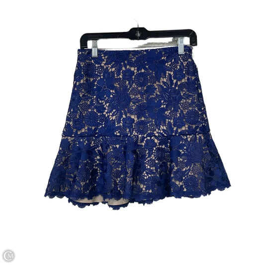Skirt Designer By Alice + Olivia In Blue, Size: 4