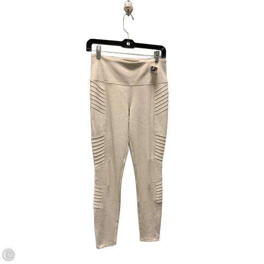 Athletic Leggings By Athleta In Cream, Size: S