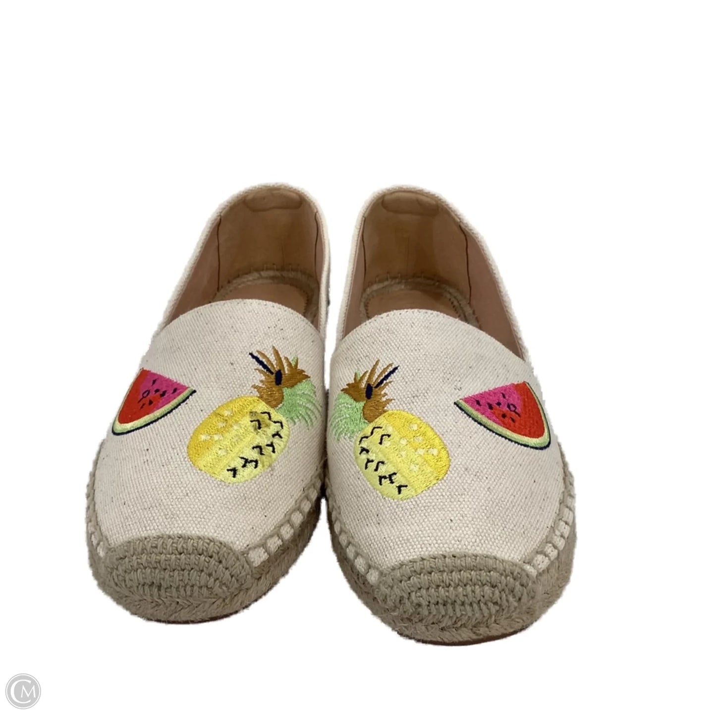 Shoes Flats By J. Crew In Cream Print, Size: 9