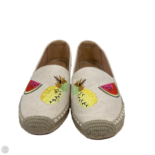 Shoes Flats By J. Crew In Cream Print, Size: 9