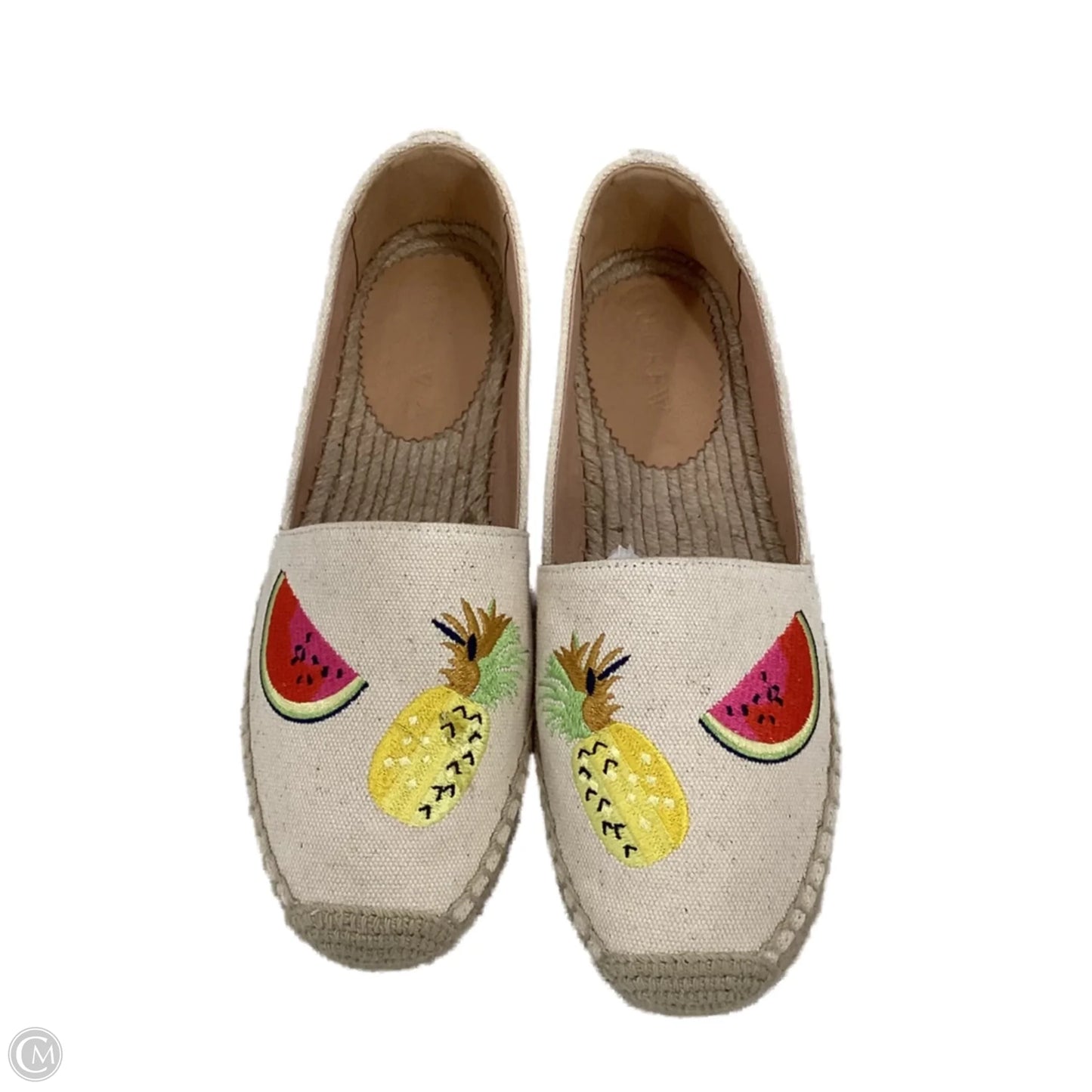 Shoes Flats By J. Crew In Cream Print, Size: 9
