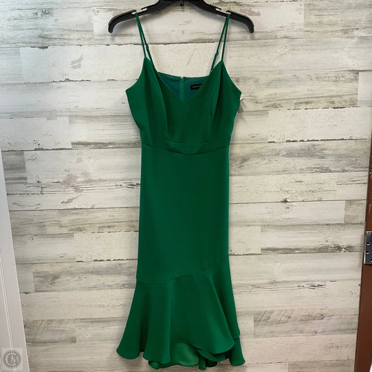 Dress Casual Midi By Banana Republic In Green, Size: Xs