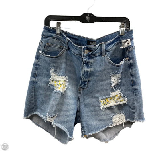 Shorts By Judy Blue In Blue Denim, Size: 1x