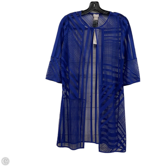 Jacket Other By Chicos In Blue, Size: Xs