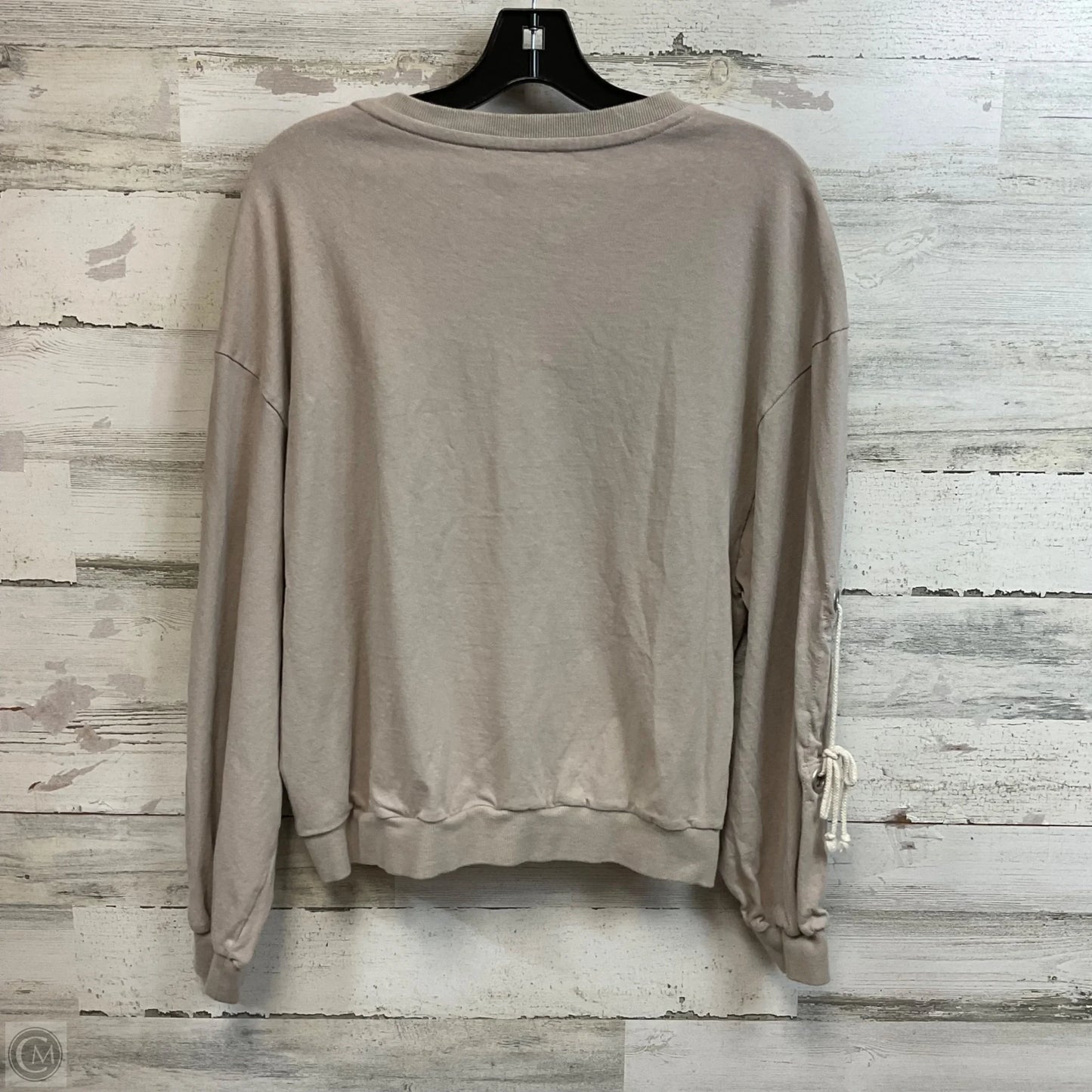 Top Long Sleeve By Listicle In Beige, Size: S