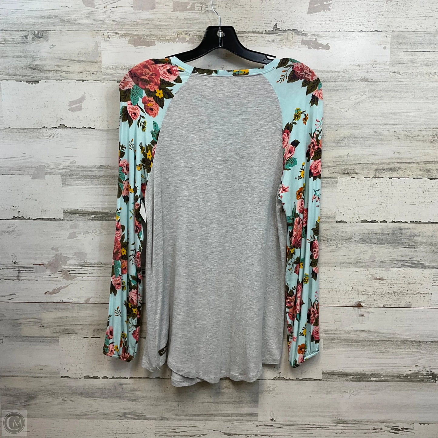 Top Long Sleeve By Matilda Jane In Grey, Size: M