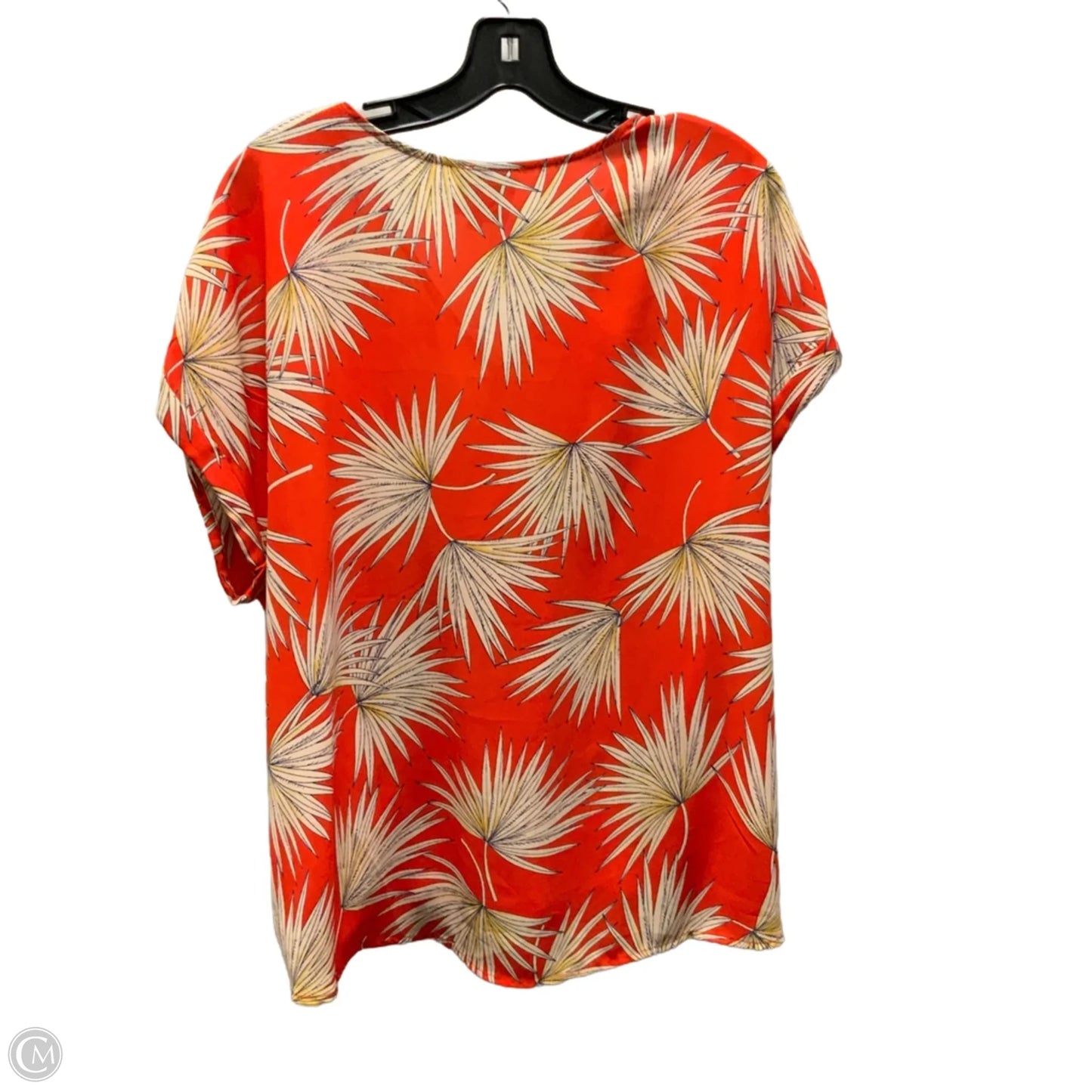 Top Short Sleeve By W5 In Orange, Size: Xl