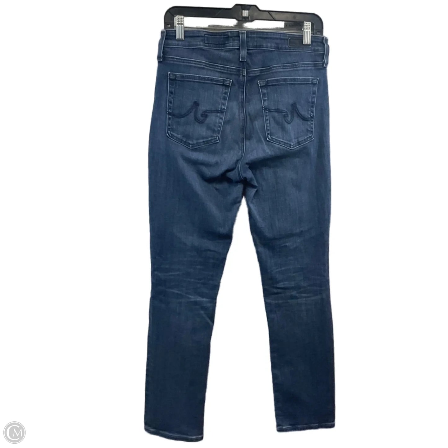 Jeans Straight By Adriano Goldschmied In Blue Denim, Size: 10