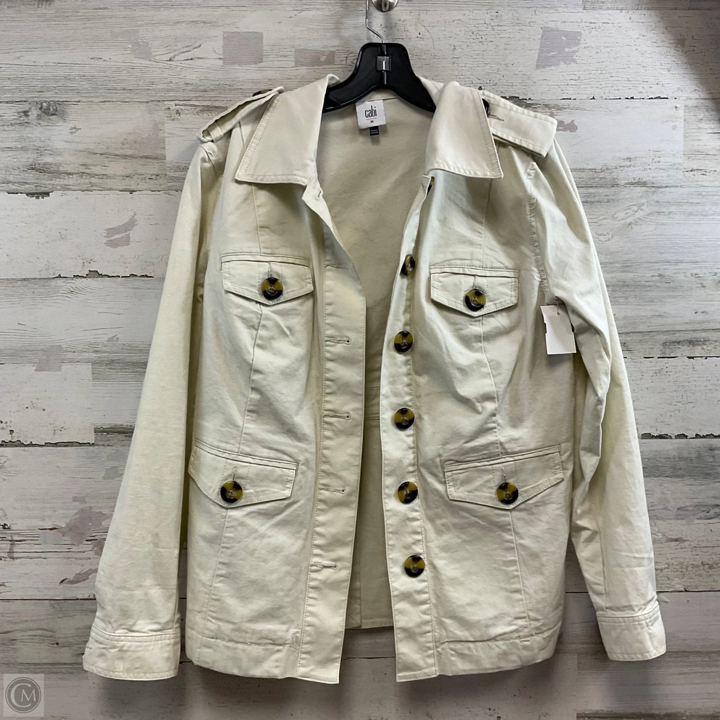 Jacket Other By Cabi In Cream, Size: M
