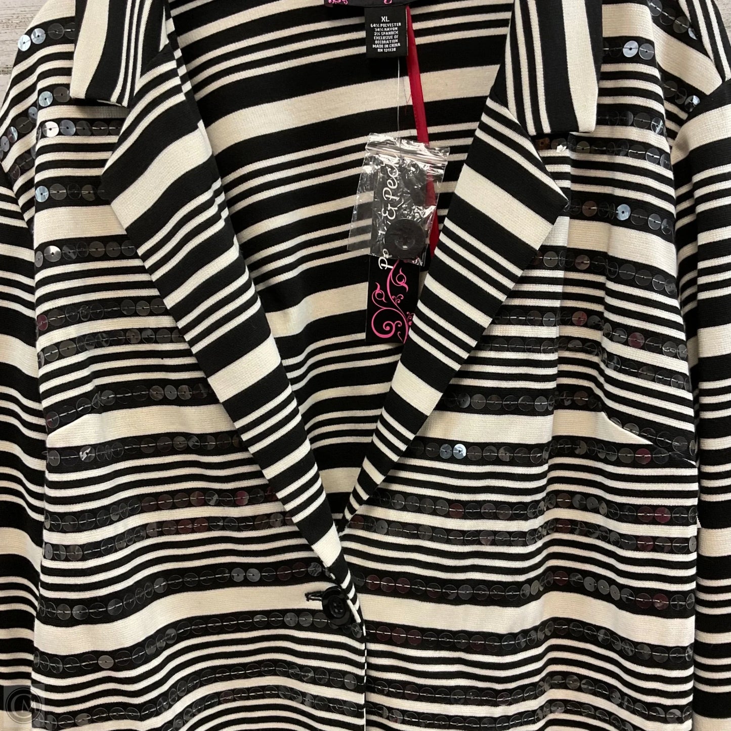 Jacket Other By Peck And Peck In Black, Size: Xl