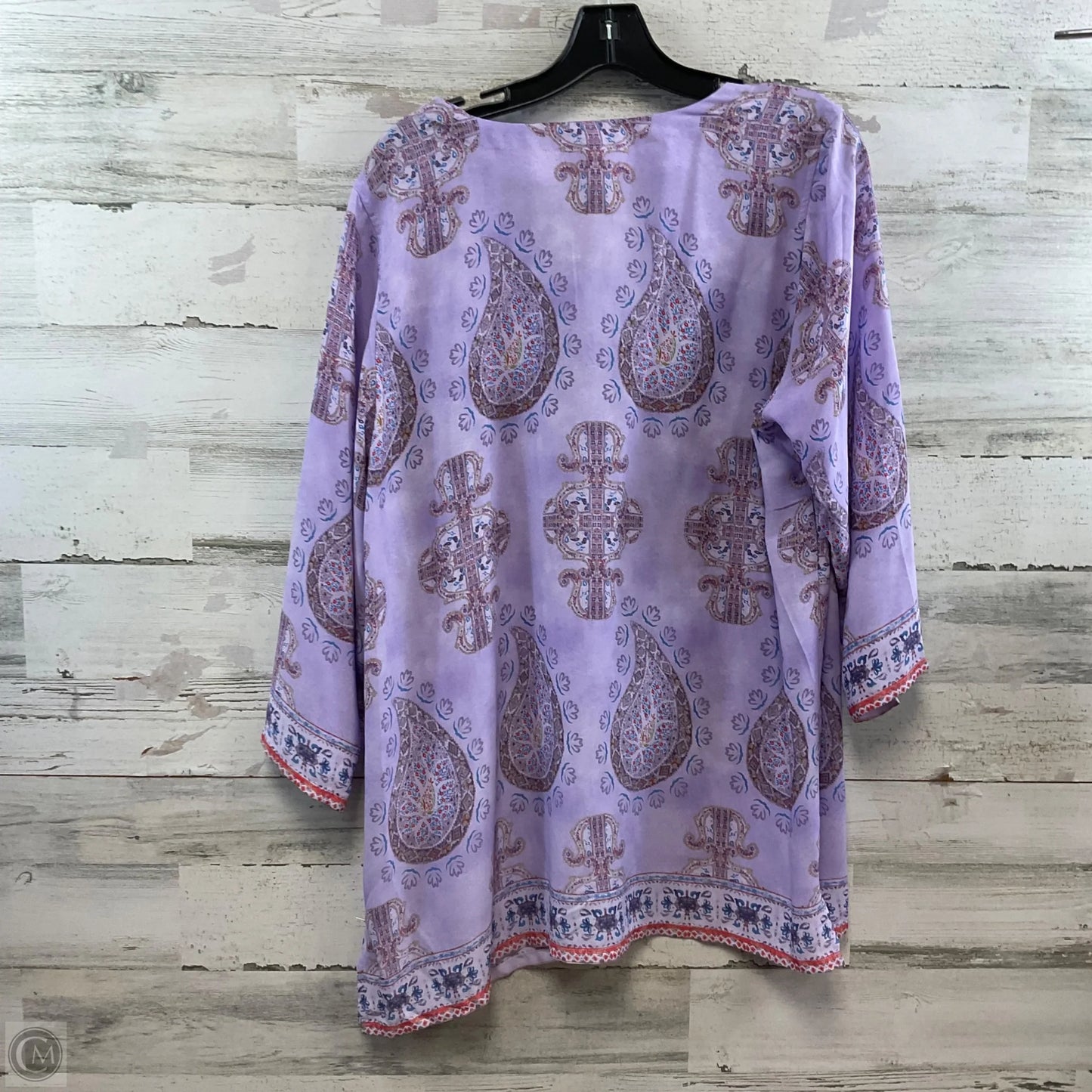 Top Long Sleeve By Violet And Claire In Purple, Size: 1x