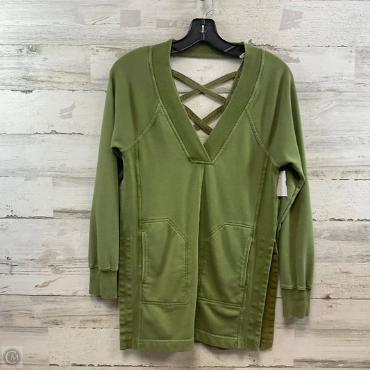 Top Long Sleeve By Daily Practice By Anthropologie In Green, Size: Xxs