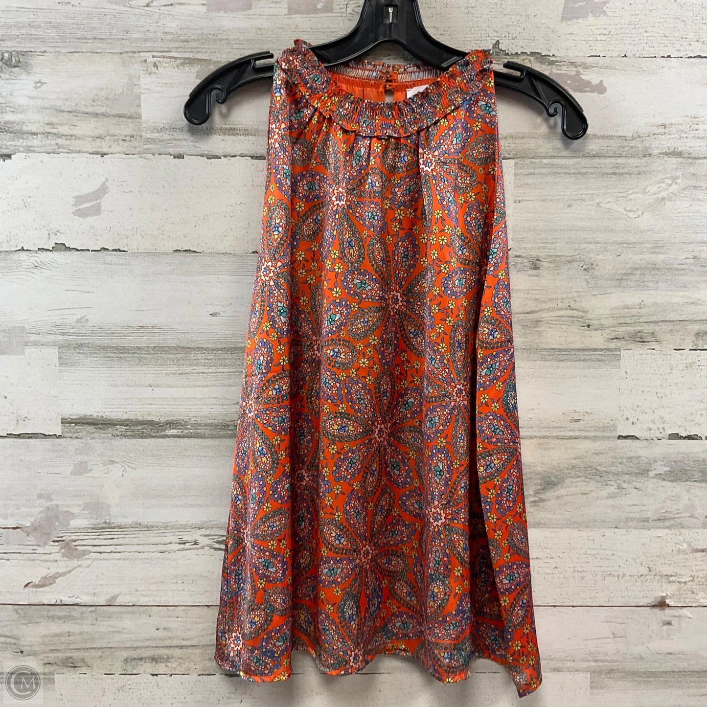 Top Sleeveless By Thml In Orange, Size: Xl